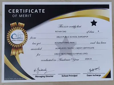 Crest Reasoning Olympiad